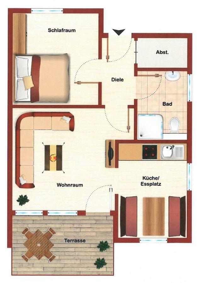 הוילה Windebruch Ferienhaus An Der Lister מראה חיצוני תמונה